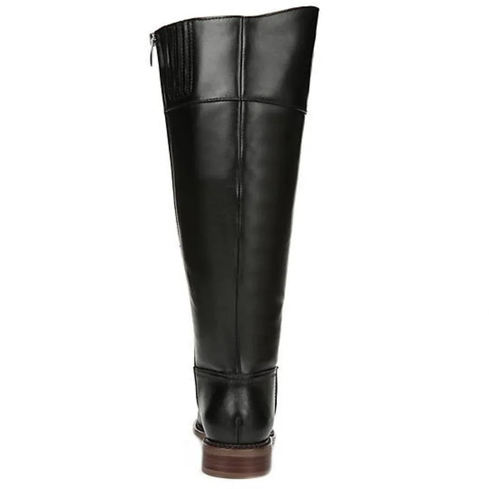 FRANCO SARTO Leather Knee High Riding Boots